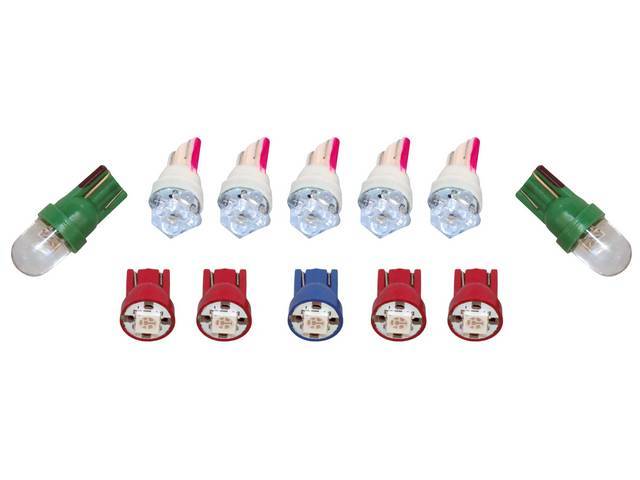 Led Kit, Gauge Cluster, Extreme Series, Vibrant White, 5x Led Bulbs, 2-3x Brighter Than Stock Incandescent Bulbs, Less Heat