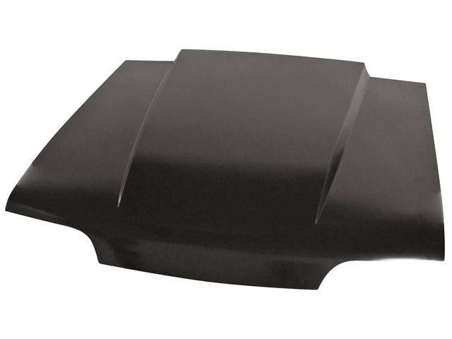 Hood, 2 Inch Cowl Induction Style, Steel, Edp Coated, Factory Style Bracing, Designed To Work With Factory Hood Insulation, Designed To Work With Factory Hood Hinges And Latch, Must Reuse Factory Hinges And Catch