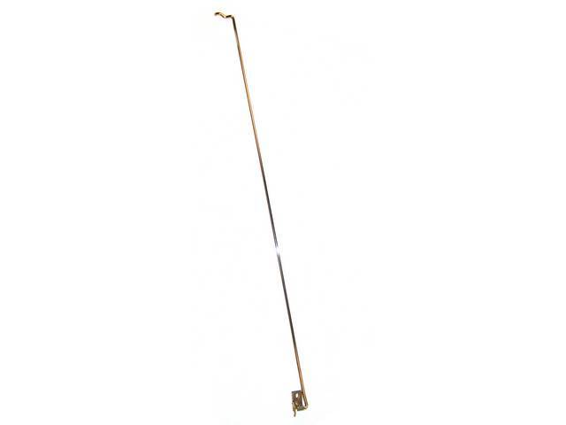 Rod, Hood Support,Stainless Steel, Incl Clip, Repro