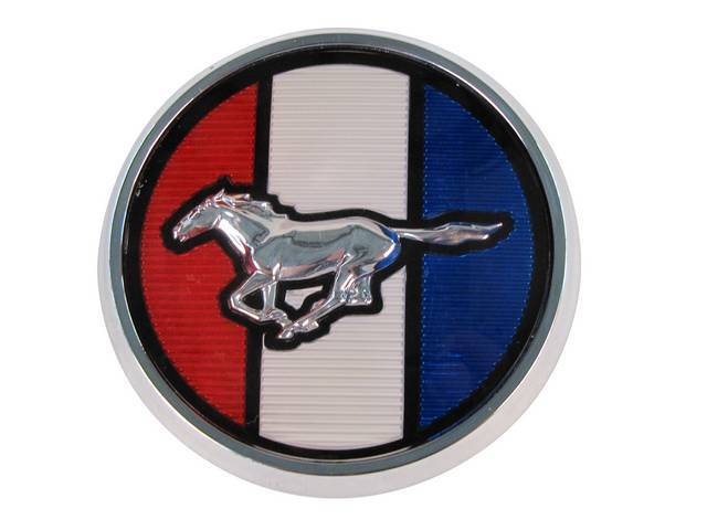 Ornament, Hood, Round W/ Horse And Red / White / Blue Background, Original D9zz-16850-A