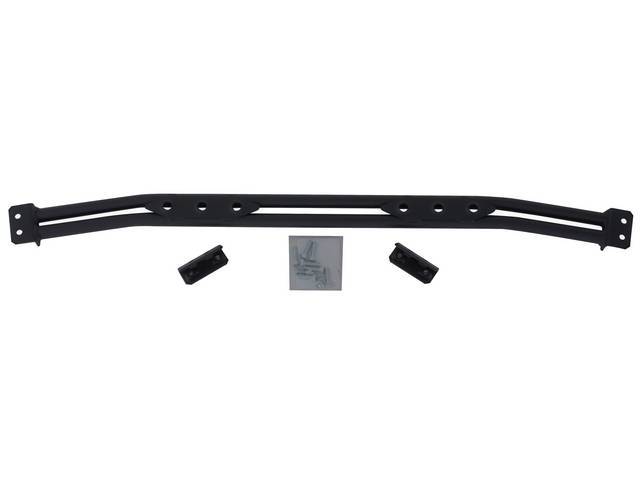 Strut Brace, Rear Shock Tower, Black, Repro, This Brace Is Designed To Tie Your Rear Shock Towers Together And Improve Handling