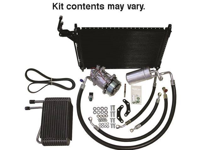 A/C System, Deluxe, Factory Design, R-134a, Incl New Sanden Compressor, Accumulator, Hoses And Lines And All Additional Hardware, Repro