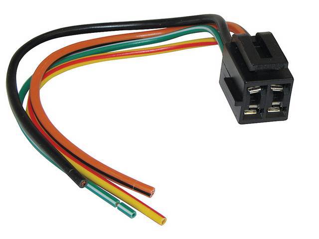 Repair Harness, A/C Switch Assy, Incl (2) 8 Inch Long 12 Gauge Leads, (1) 8 Inch Long 14 Gauge Lead, (1) 8 Inch Long 16 Gauge Lead, Designed To Replace Factory Style Plug