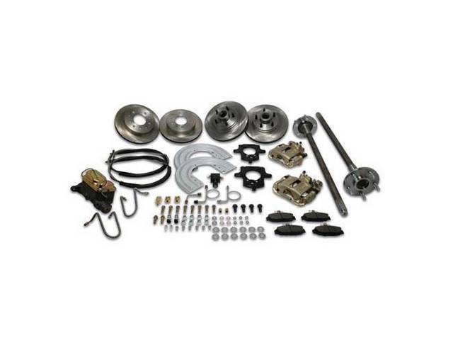 SSBC USA 5 Lug 4 Wheel Disc Brake Conversion Kit 87-92 (Upgrade Rotors/STD Calipers)