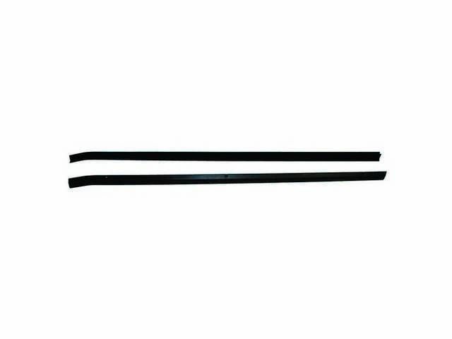 Weatherstrip, Front Door At Belt, Outside, Pair, E7zz-6121452-C, E7zz-6121453-C, E8zz-6121452-A, E8zz-6121453-A