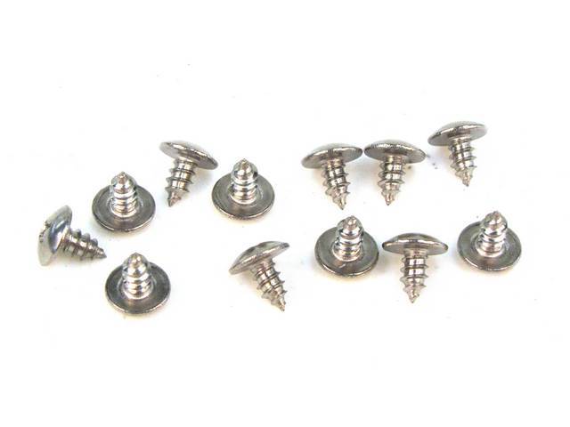 Mounting Kit, Inner Door Belt Weatherstrip, Incl (12) Screws