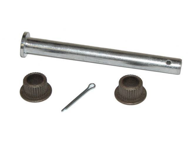 Door Hinge Rebuild Kit, Partial, Incl (1) Pins, (2) Oversize Bushings And (1) Cotter Pins, Does One Hinge, Repro
