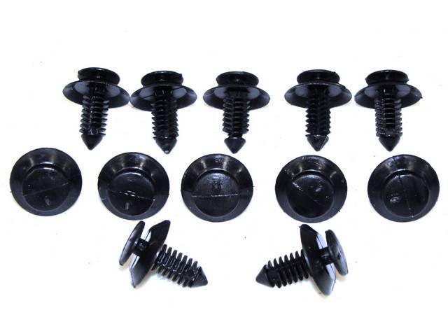 Mounting Kit, Door Panel, Package Of (12) Pieces, Does One Door, Repro