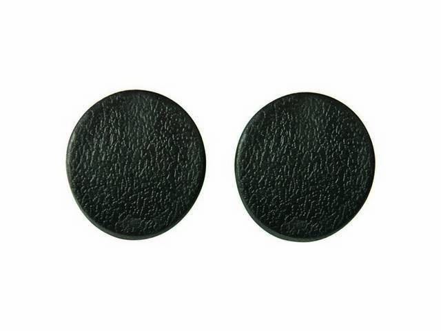Plug, Door Arm Rest, Black, Pair, Rh, Paint To Match, Completes One Door, Repro