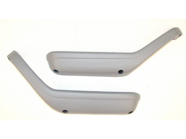 Replacement Style Molded Armrest Pads Gray for (81-86)