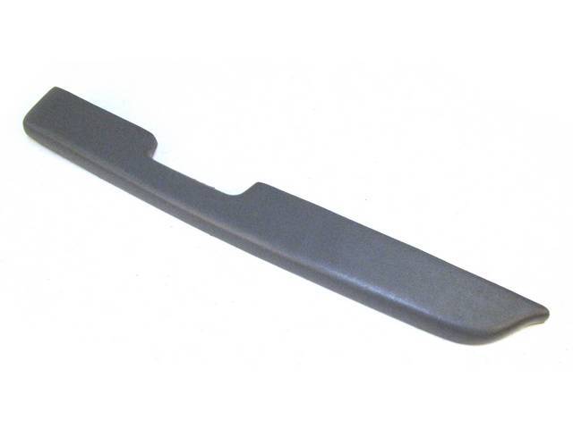 Armrest Pad, Rh, Molded, Smoke Gray / Dark Gray, Repro, This Is The Best Color Match For The 87-89 And 93 Years, Can Be Used As A Replacement On Other Years