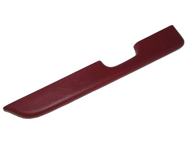 Armrest Pad, Lh, Molded, Scarlet / Red, Repro, This Pad Is The Best Color Match For The 87-92. May Be Used On The 93 But As A Replacement Style.