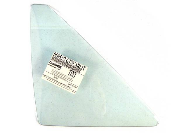 CARLITE Original Driver Side Tinted Quarter Window Glass for (79-86) Hatchback NAGS Q5872