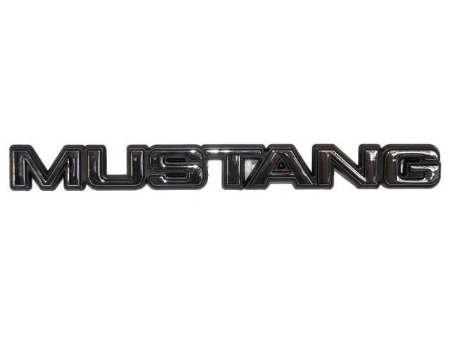 OE Style MUSTANG Rear Deck Lid Emblem for (79-84) Exact Repro