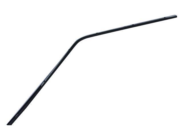 Molding, Drip Rail, Black, Rh, Exact Repro, These Units Feature The Correct Radius For A Proper Fit Against The Body