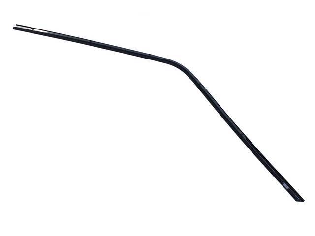 Molding, Drip Rail, Black, Lh, Exact Repro, These Units Feature The Correct Radius For A Proper Fit Against The Body