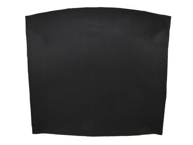 Headliner Assy, Roof, Cloth, Black, W/ Dome Light 25 3/4 Inch From Front And W/ Map Light, Incl Pre Installed Abs Backing Board,Repro