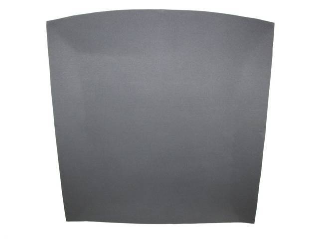 Headliner Assy, Roof, Cloth, Charcoal Gray, W/ Dome Light 25 3/4 Inch From Front And W/ Map Light, Incl Pre Installed Abs Backing Board,Repro