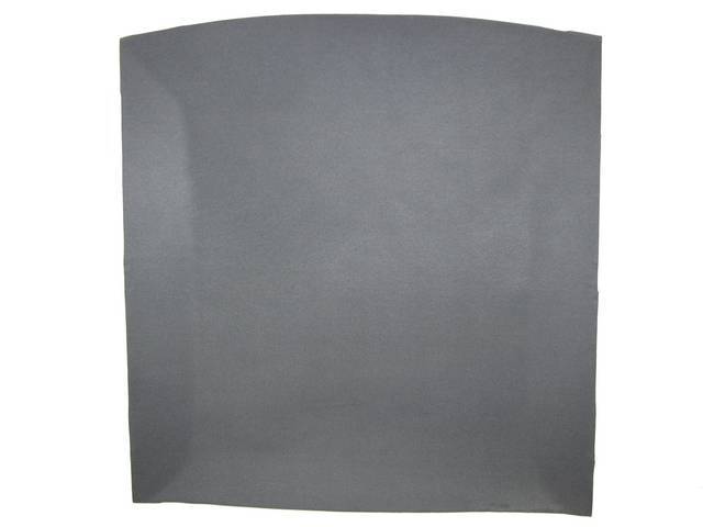 Headliner Assy, Roof, Cloth, Crystal Blue, W/ Dome Light 23 3/4 Inch From Front And W/ Map Light, Incl Pre Installed Abs Backing Board,Repro