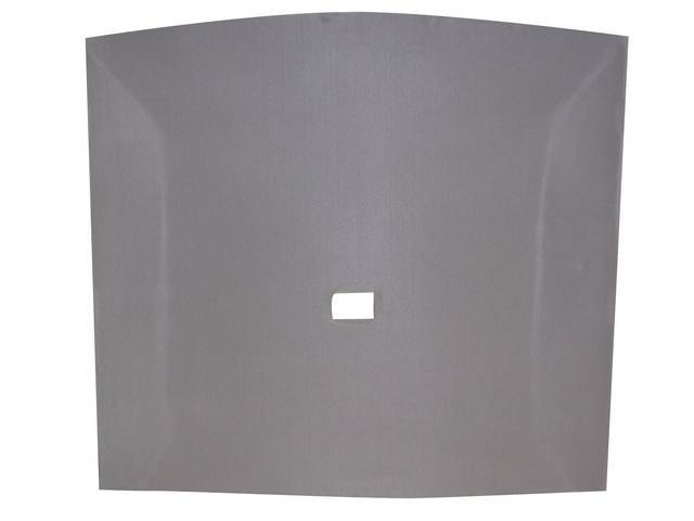 Headliner Assy, Roof, Cloth, Opal Gray, W/ Dome Light 22 Inch From Front And W/O Map Light, Incl Pre Installed Abs Backing Board,Repro