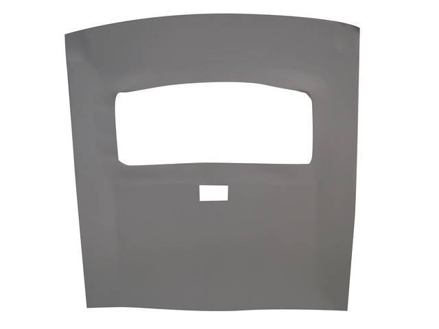 Headliner Assy, Roof, Vinyl, Opal White, W/ Front Mounted Dome Light, Incl Pre Installed Abs Backing Board,Repro