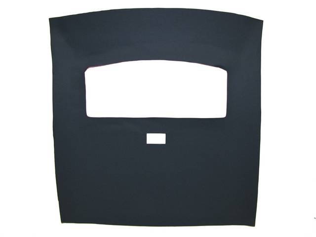 Headliner Assy, Roof, Vinyl, Regatta Blue, W/ Front Mounted Dome Light, Incl Pre Installed Abs Backing Board,Repro
