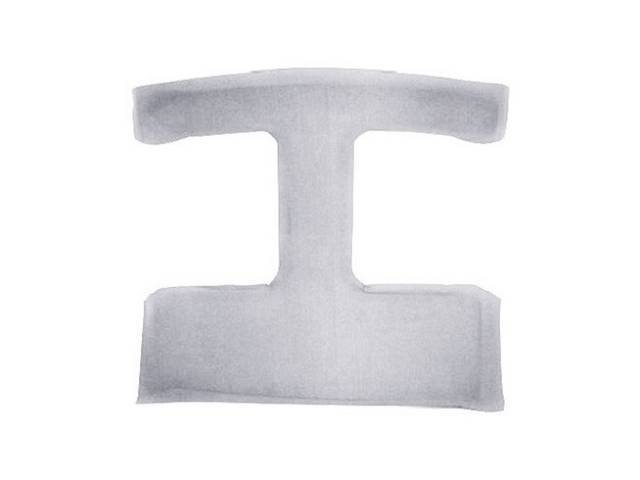 Headliner Assy, Roof, Vinyl, Opal White, W/ Front Mounted Map Light, T-Roof Cutout, Incl Pre Installed Abs Backing Board,Repro