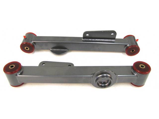 Control Arm Kit, Rear Lower, Black, Bbk Performance, Incl Polyurethane Bushings Front And Rear With Greaseable Fittings, Designed To Work In Factory Locations