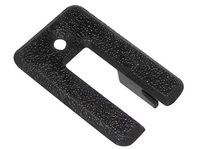 Bezel, Front Seat Back Latch Handle, Black, Rh