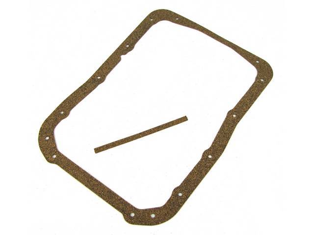Gasket Set, Oil Pan, Repro, W/ One Piece Cork Oil Pan Gasket And Cork End Seals, E2dz-6781-A