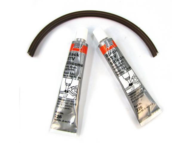 Gasket Set, Oil Pan, Repro, W/ Rtv Silicone For Oil Pan Gasket And Rubber End Seals, E2dz-6781-A