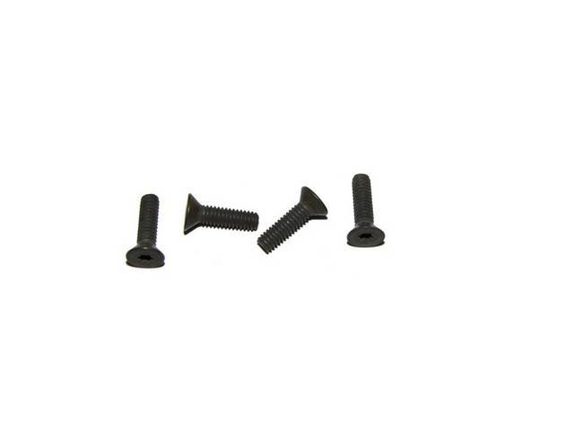 Mounting Kit, Intake Manifold Cover Plate, Incl (4) Correct Style Screws, Repro
