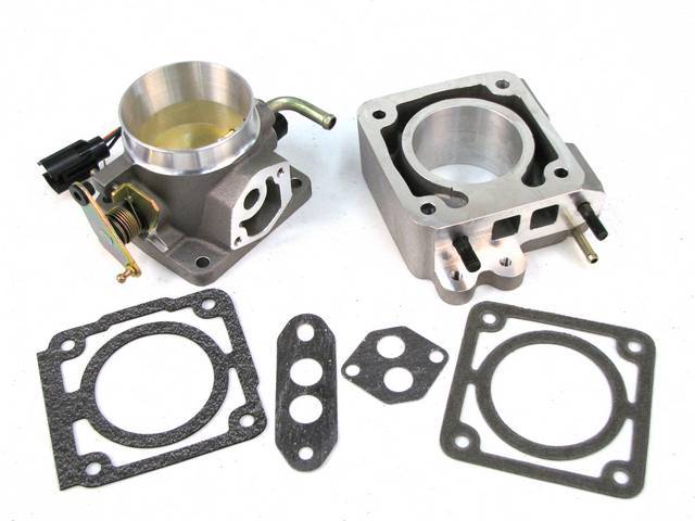 Throttle Body And Egr Plate Kit, Bbk Performance, 70 Mm Opening, Incl Matching Throttle Body And Egr Plate, Tps Sensor And Gaskets, Must Reuse Stock Hardware, Repro