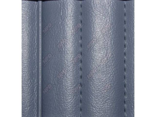 Upholstery Set, High Back Buckets, Vinyl, Academy Blue, W/ Interior Trim Id Code *Ab*, Headrest Are Not Use On These Models