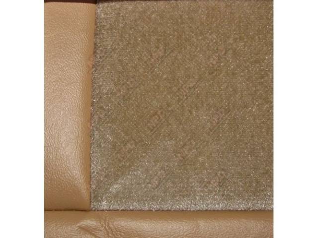 Upholstery Set, Low Back Buckets, Cloth, Desert Tan, W/ Interior Trim Id Code *Fh*, Does Not Include Headrest Covers
