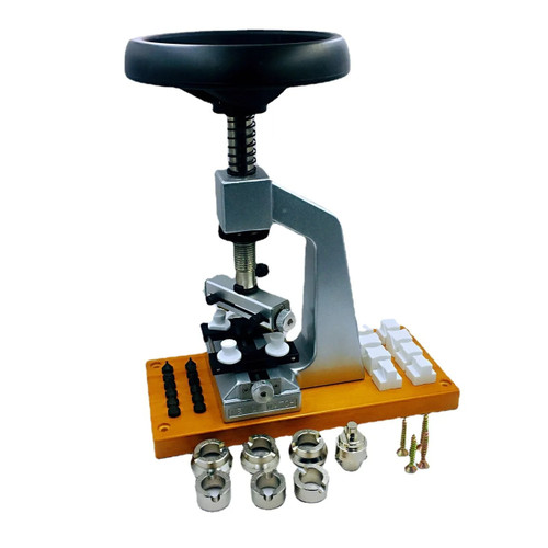 5700 Wood Table Watch Back Open Close Tools Bench Wristwatch Opener With 6 Opener Dies for Rolex Watches Watchmakers Tools 65mm Color 5700 and 5538