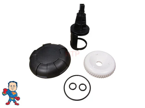 Master Spa Twilight Series 5″ Diverter Valve Repair Kit 6-Spoke Handle Stem O-Rings Cap 2009+