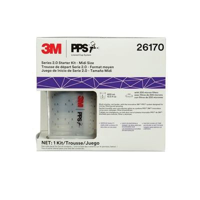 PPS 26170 Series 2.0 MIDI 6-Pack Starter Kit, 400 mL, Use With: Accuspray One Spray Guns
