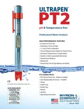 Myron L – UltraPen Pocket Tester PT2 – pH & Temp.