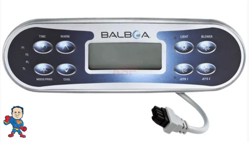 NLA Balboa ML700 E8 Control Panel – 8 Button Oval Topside with Molex Connector – NLA