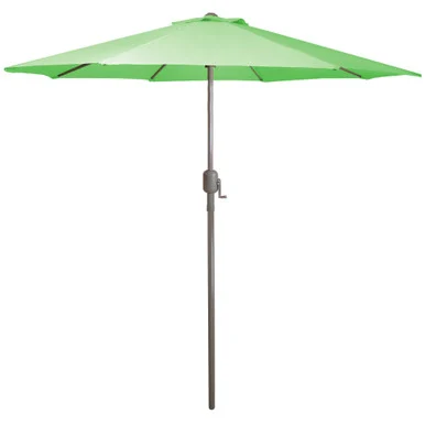Outdoor Patio Market Umbrella with Hand Crank – 7.5′ – Lime Green