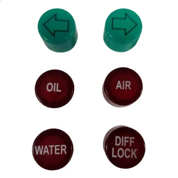 Peterbilt 359 Dash Indicator Lens Set By BESTfit
