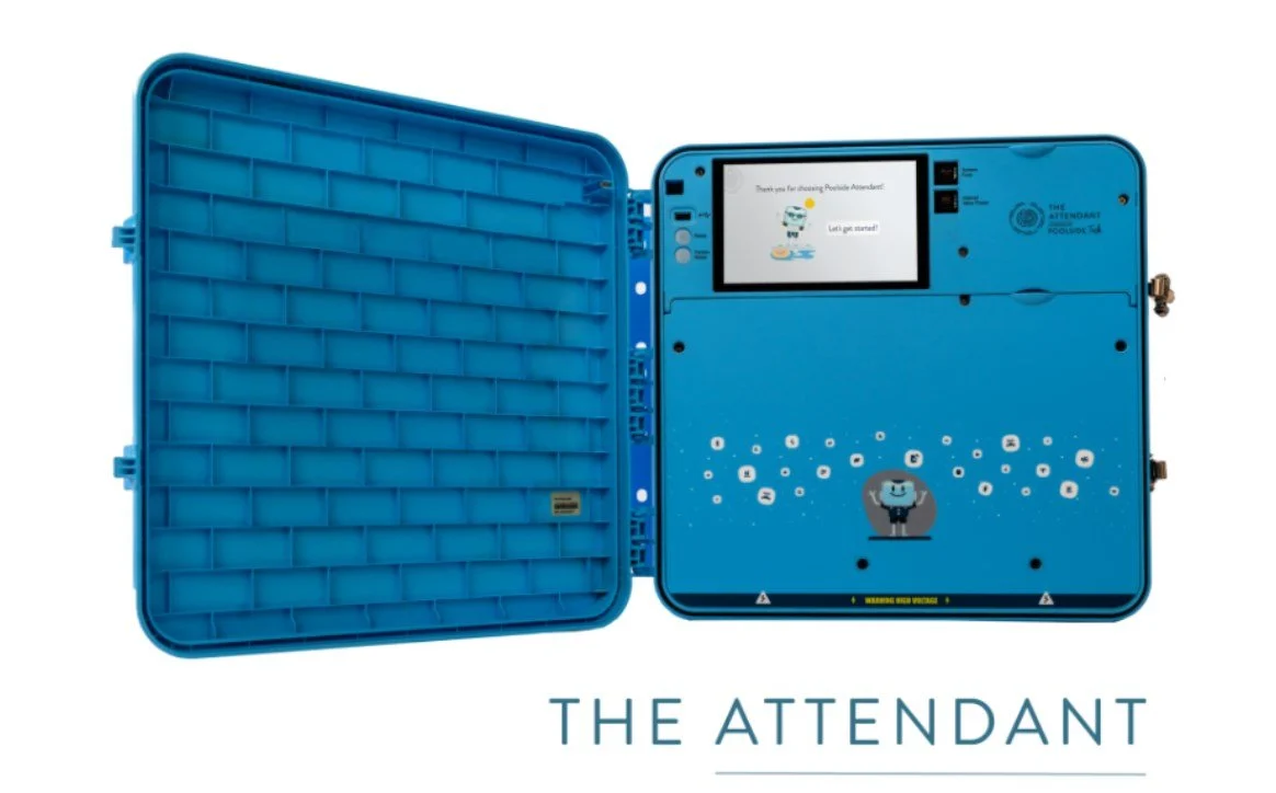 Poolside Tech ATT-4 CHEM Attendant 4 System with Chemistry Module