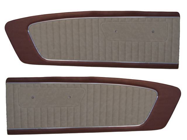 Door Panels, Standard, Emberglo and Parchment Two Tone