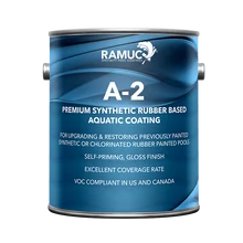 RAMUC A-2 RUBBER BASE WHITE GALLON POOL PAINT
