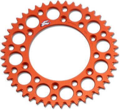 Renthal 46T Rear Sprocket Orange 224U-520-46GPOR