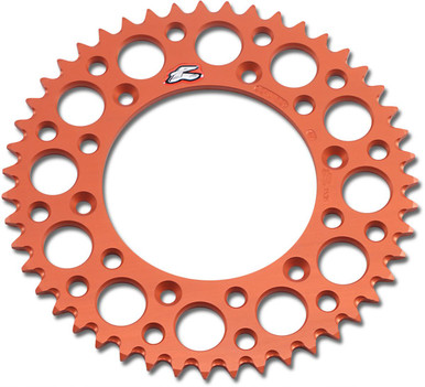 Renthal 47-Tooth Rear Sprocket Orange 224U-520-47GPOR