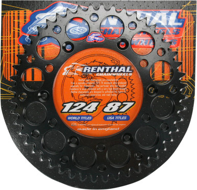 Renthal 48-Tooth Black Rear Sprocket for KTM 224U-520-48GPBK