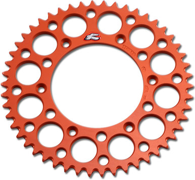Renthal 50T Rear Sprocket Orange 224U-520-50GPOR