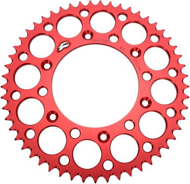 Renthal 53-Tooth Rear Sprocket for Honda Red 154U-520-53GRRD